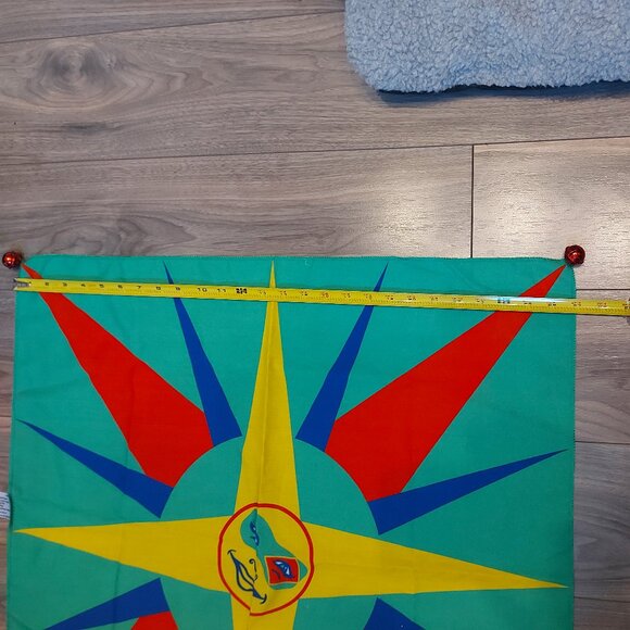 Vintage Lush Sundial Jester Halloween Knot Wrap - Picture 6 of 7